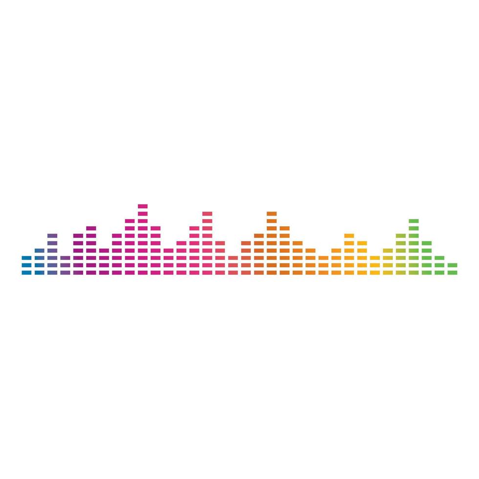 Sound waves vector illustration