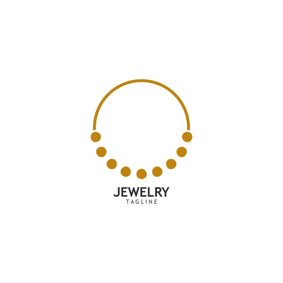 Jewelry logo vector icon template