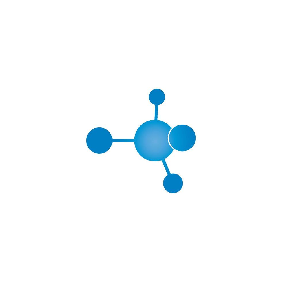 molecule logo vector icon illustration