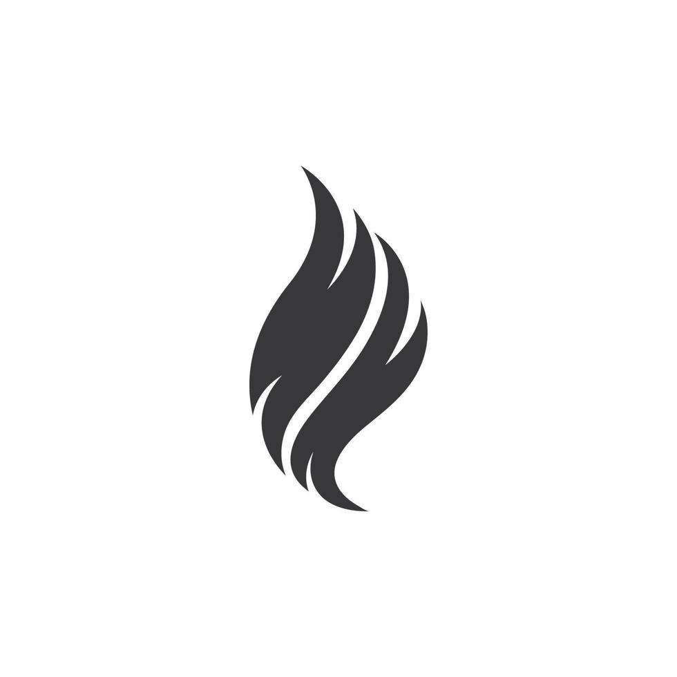 Fire flame Logo Template vector icon Oil, gas and energy logo
