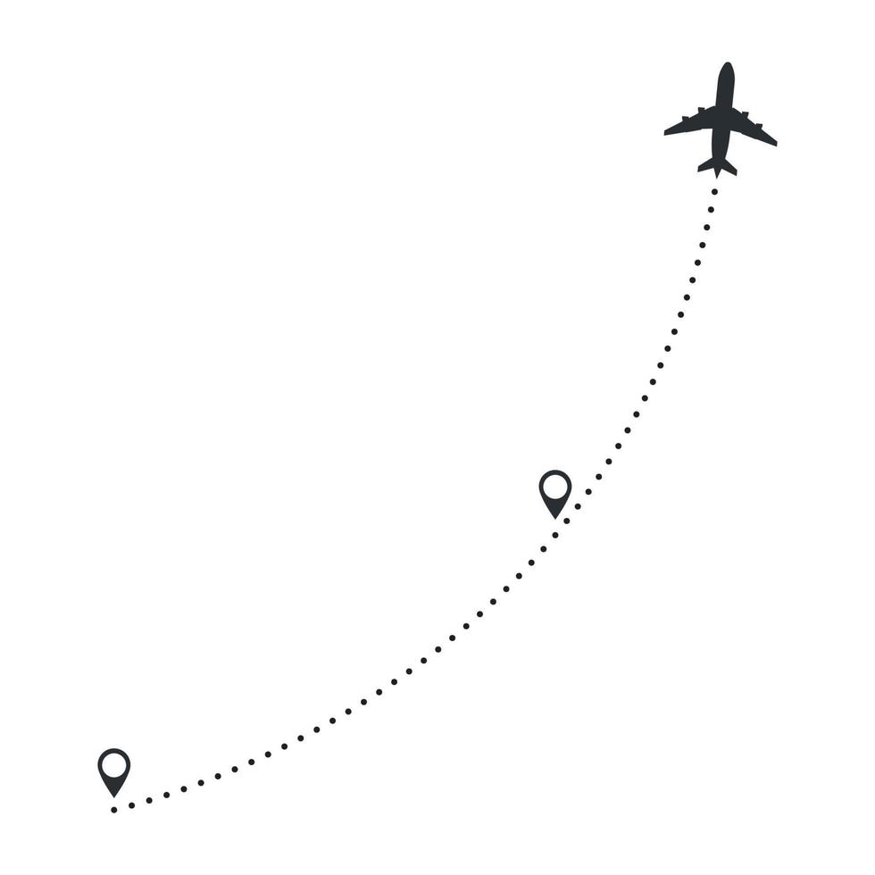 ilustración de plantilla de vector de línea de ruta