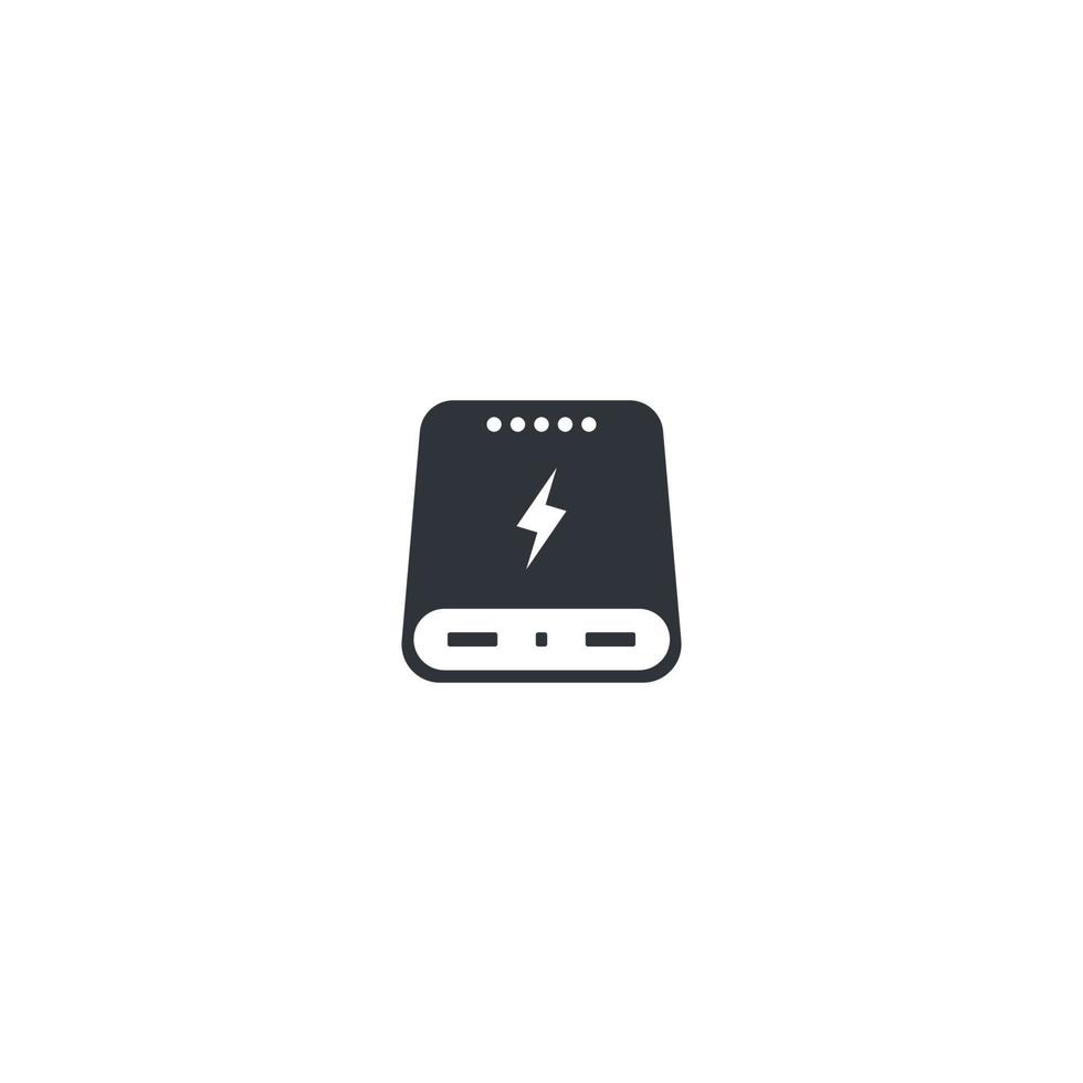 electrical Powerbank vector icon concept