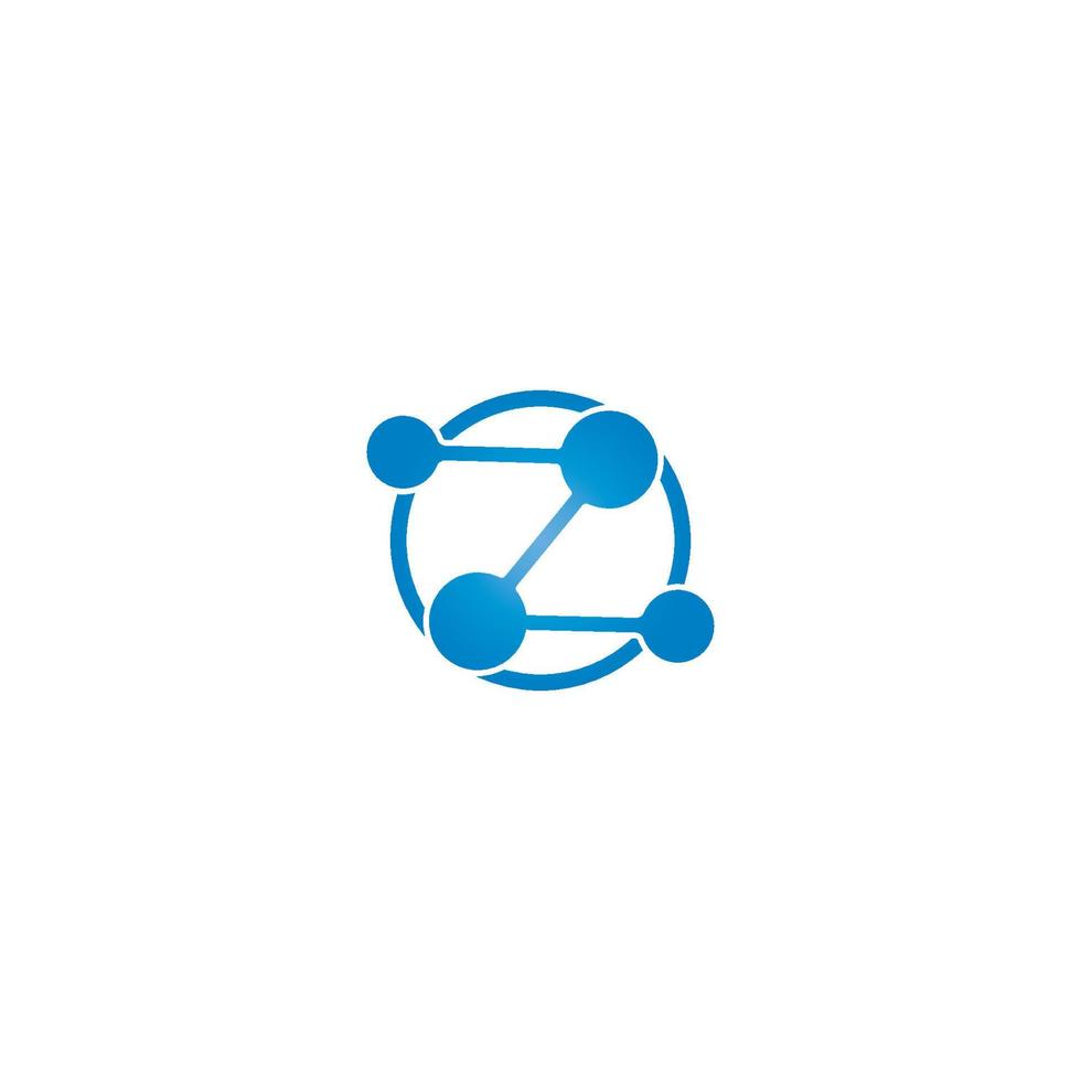 molecule logo vector icon illustration
