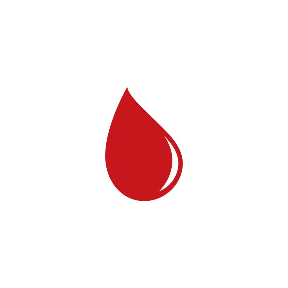 ilustración de icono de vector de logotipo de sangre