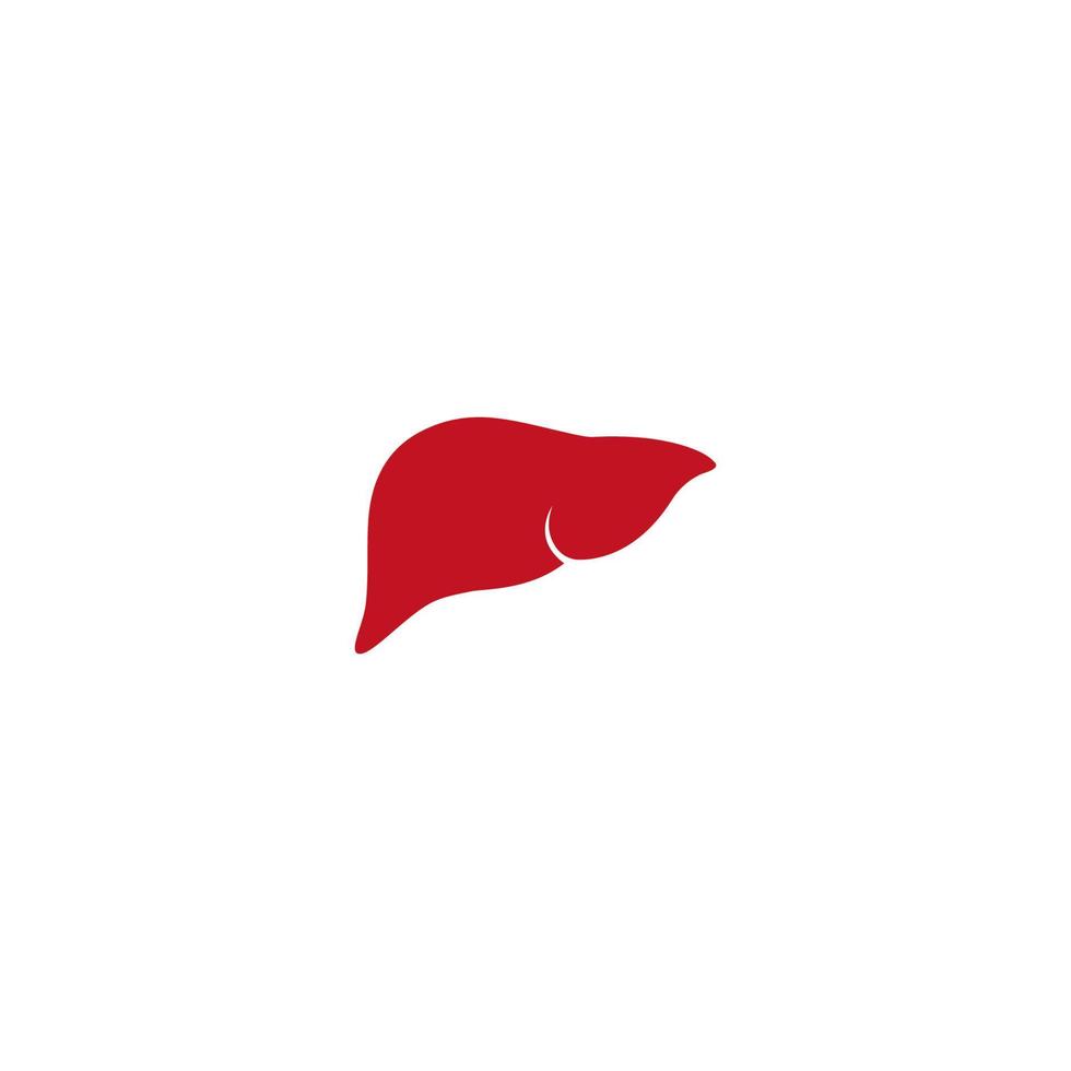 Liver logo,liver care vector icon simple illustration