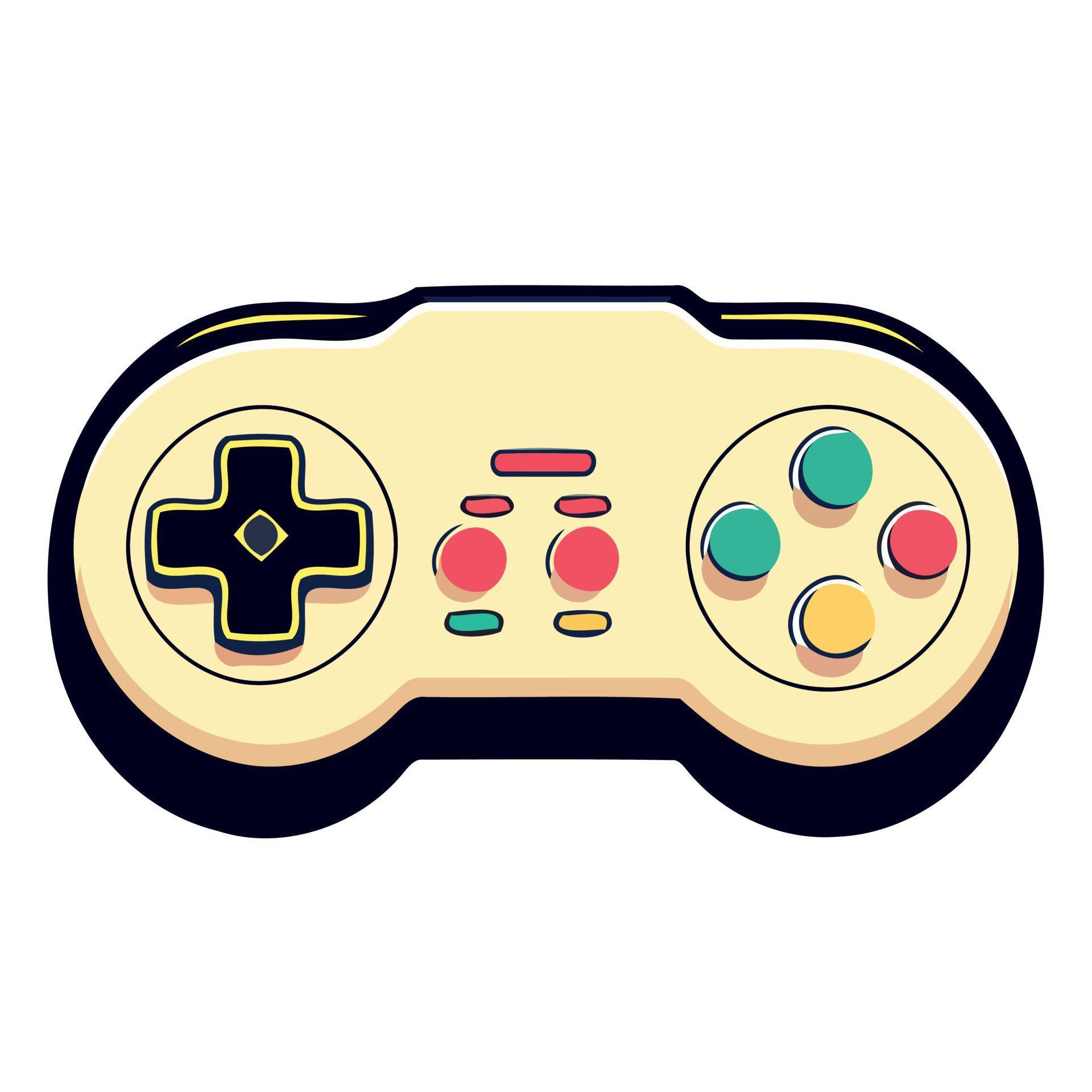 electronic video game controller 18884262 Vector Art at Vecteezy