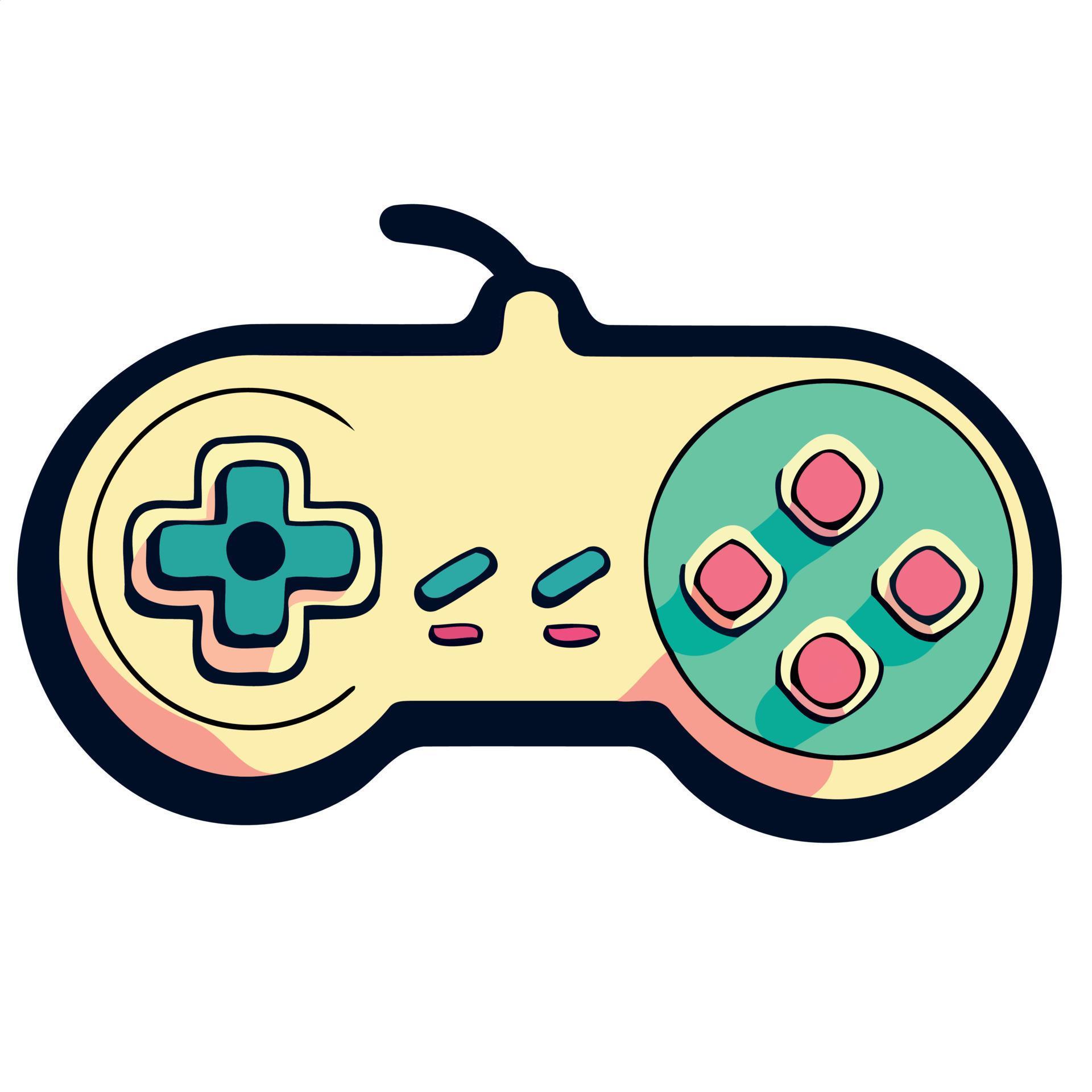 electronic video game controller 18884263 Vector Art at Vecteezy