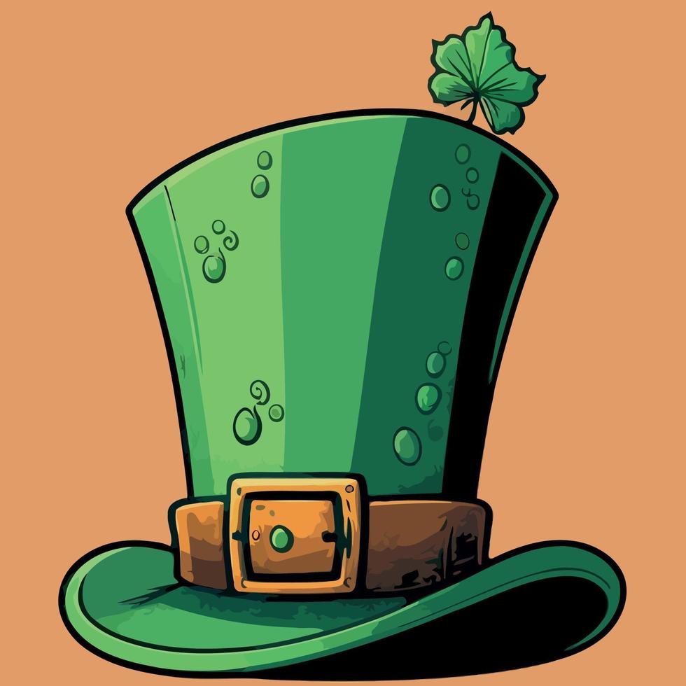 green hat isolated to illustrate saint patrick day vector