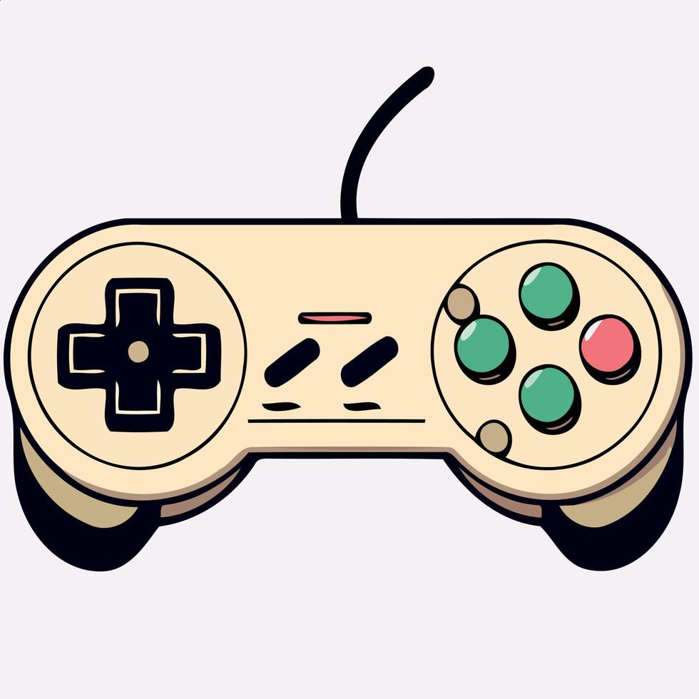 controlador de videojuegos electronico vector