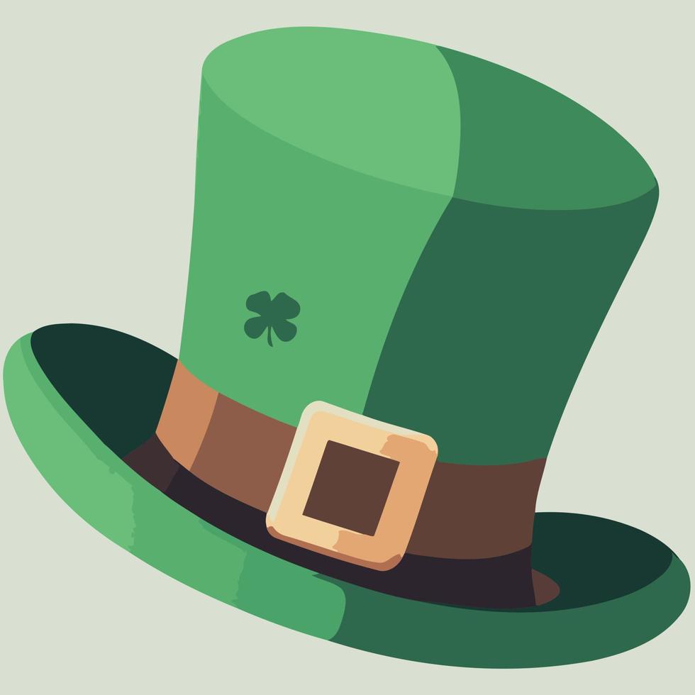 green hat isolated to illustrate saint patrick day vector