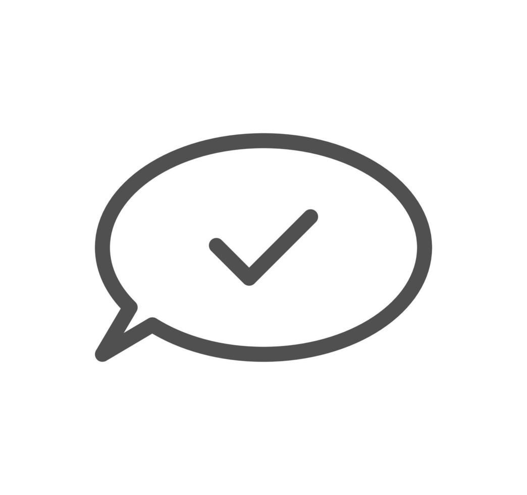 Approve related icon outline and linear vector. vector