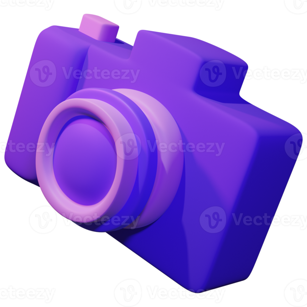 3d floating camera png