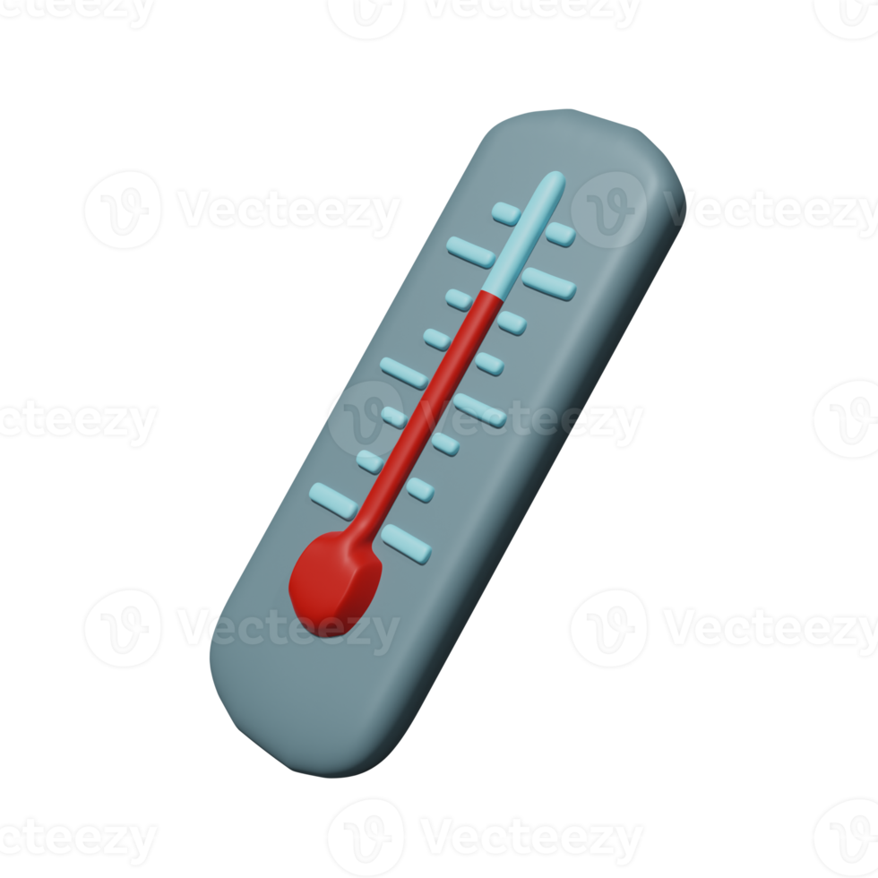 thermomètre médical 3d png