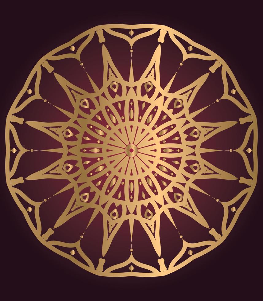 Set of mandala with floral ornament pattern,Vector mandala relaxation patterns unique design with nature style, Hand drawn pattern,Mandala template for page decoration cards, book, logos Free Vector