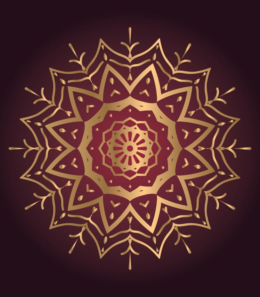 Set of mandala with floral ornament pattern,Vector mandala relaxation patterns unique design with nature style, Hand drawn pattern,Mandala template for page decoration cards, book, logos Free Vector