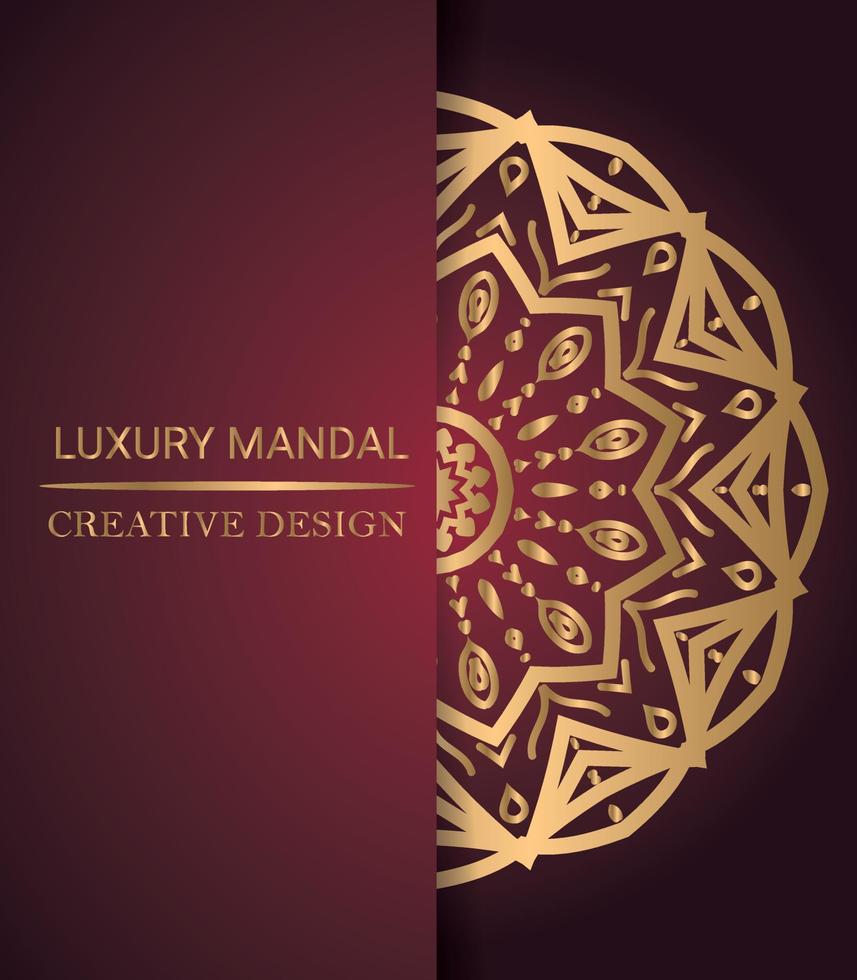 Set of mandala with floral ornament pattern,Vector mandala relaxation patterns unique design with nature style, Hand drawn pattern,Mandala template for page decoration cards, book, logos Free Vector