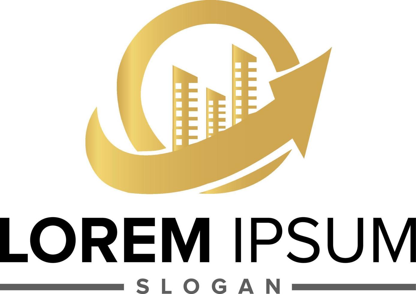 Real estate Building logo design inspiration. building logo design Free Vector