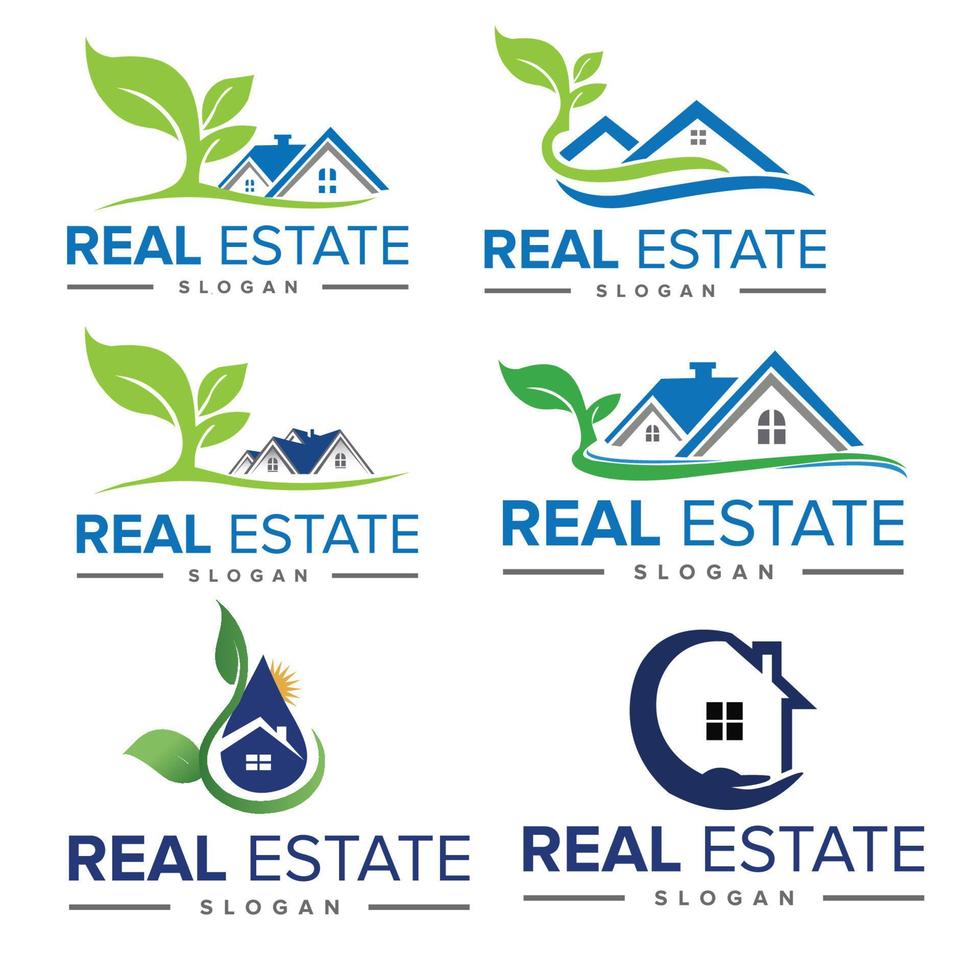 Real estate Building logo design inspiration. building logo design Free Vector