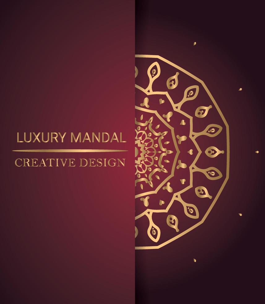 Set of mandala with floral ornament pattern,Vector mandala relaxation patterns unique design with nature style, Hand drawn pattern,Mandala template for page decoration cards, book, logos Free Vector