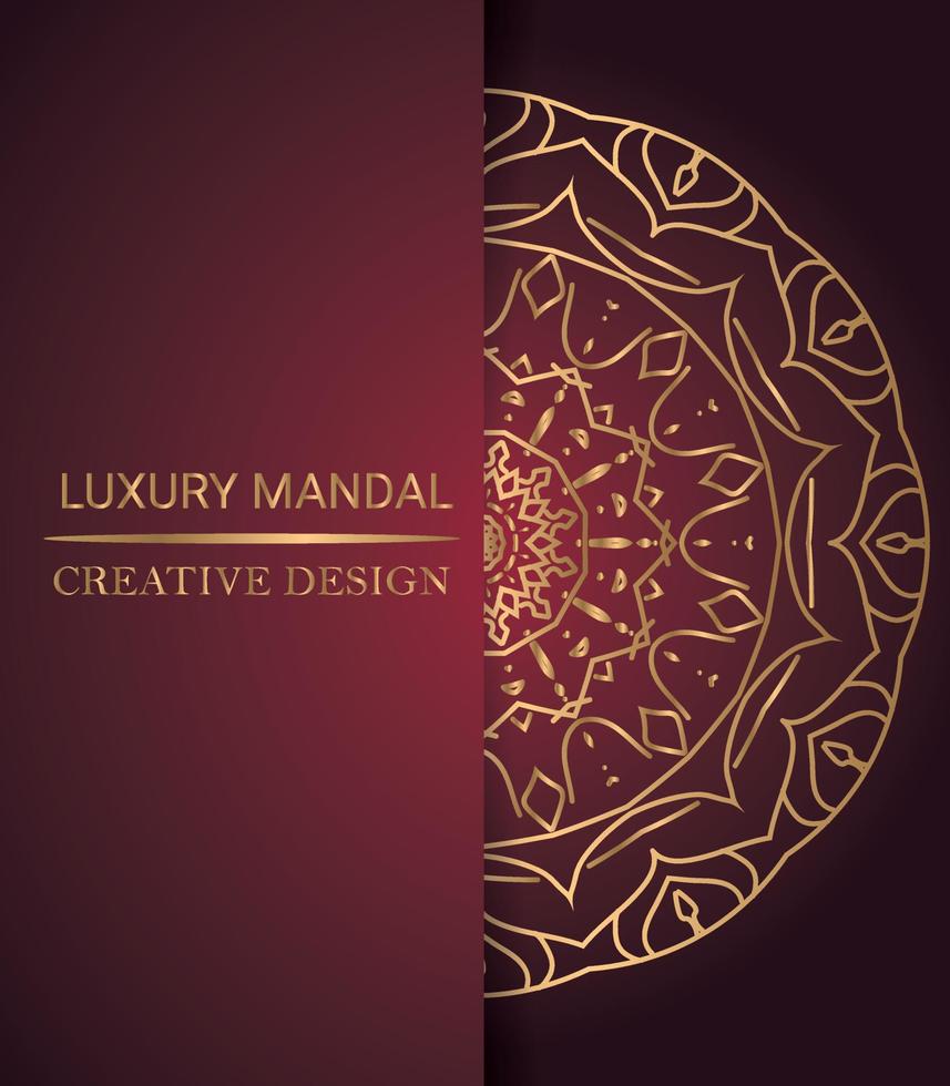 Set of mandala with floral ornament pattern,Vector mandala relaxation patterns unique design with nature style, Hand drawn pattern,Mandala template for page decoration cards, book, logos Free Vector