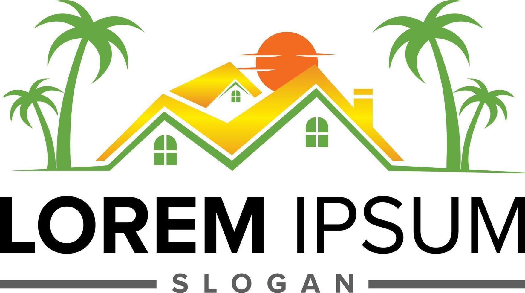 Real estate Building logo design inspiration. building logo design Free Vector