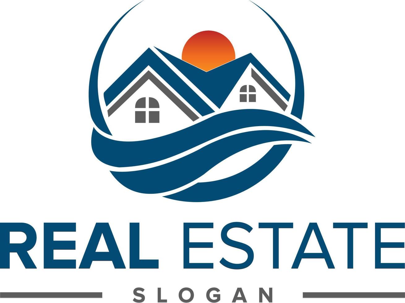 Real estate Building logo design inspiration. building logo design Free Vector