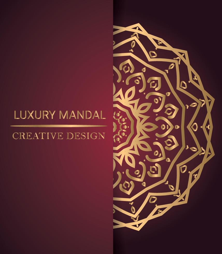 Set of mandala with floral ornament pattern,Vector mandala relaxation patterns unique design with nature style, Hand drawn pattern,Mandala template for page decoration cards, book, logos Free Vector