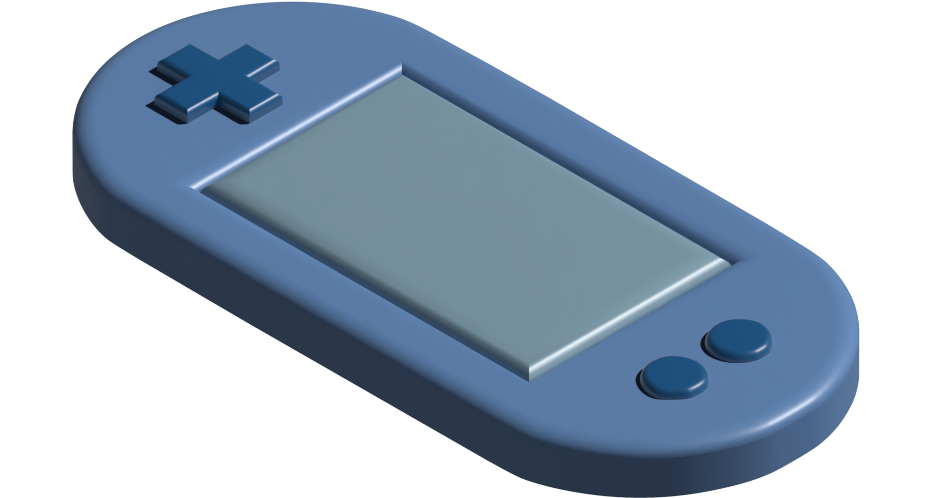 3D illustration of console game png