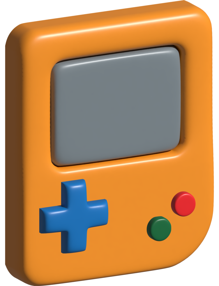 illustration 3d du jeu de console png