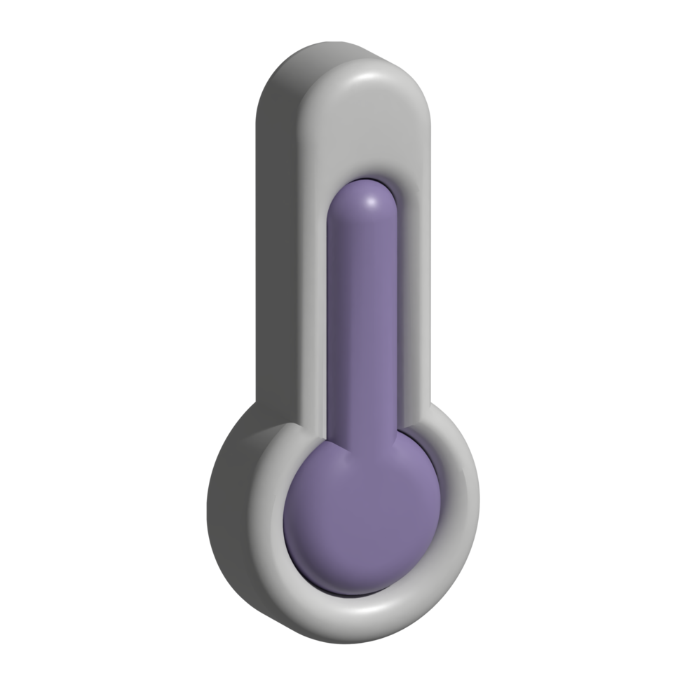 3d icono de termómetro png