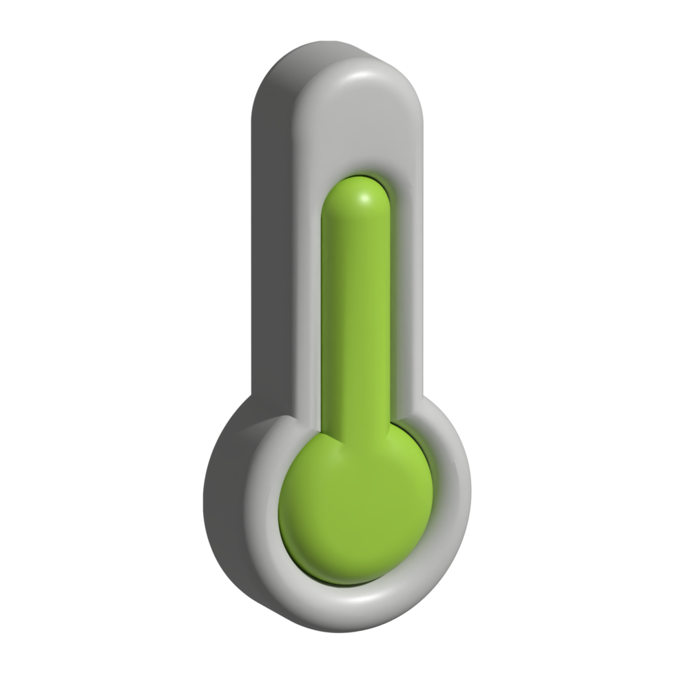 3d icono de termómetro png