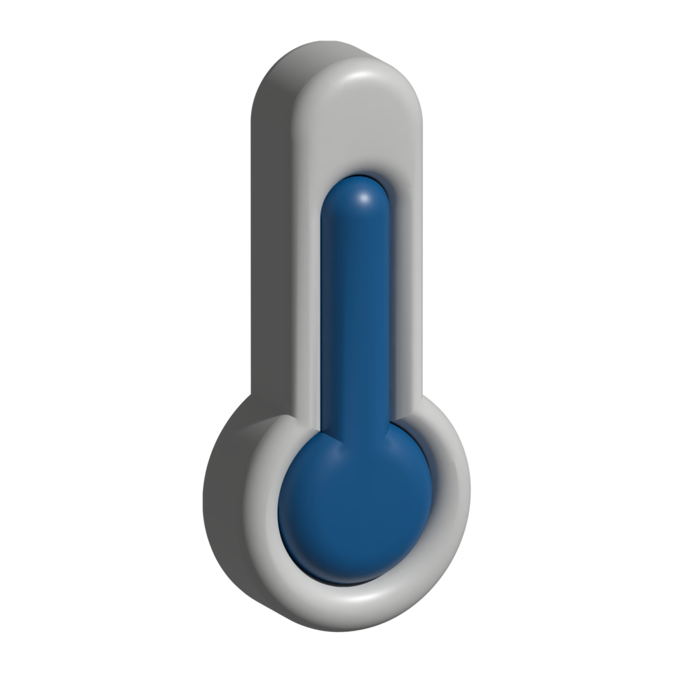 3D-Symbol des Thermometers png