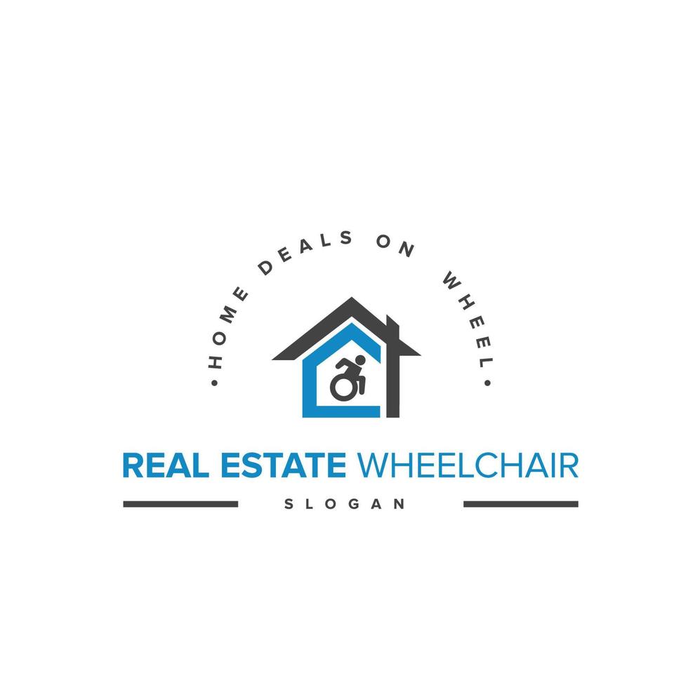 People in Wheelchairs Icon Logo Design Template Pro Vector