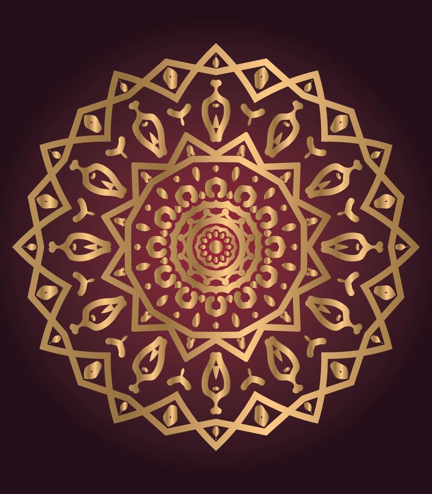 Set of mandala with floral ornament pattern,Vector mandala relaxation patterns unique design with nature style, Hand drawn pattern,Mandala template for page decoration cards, book, logos Free Vector