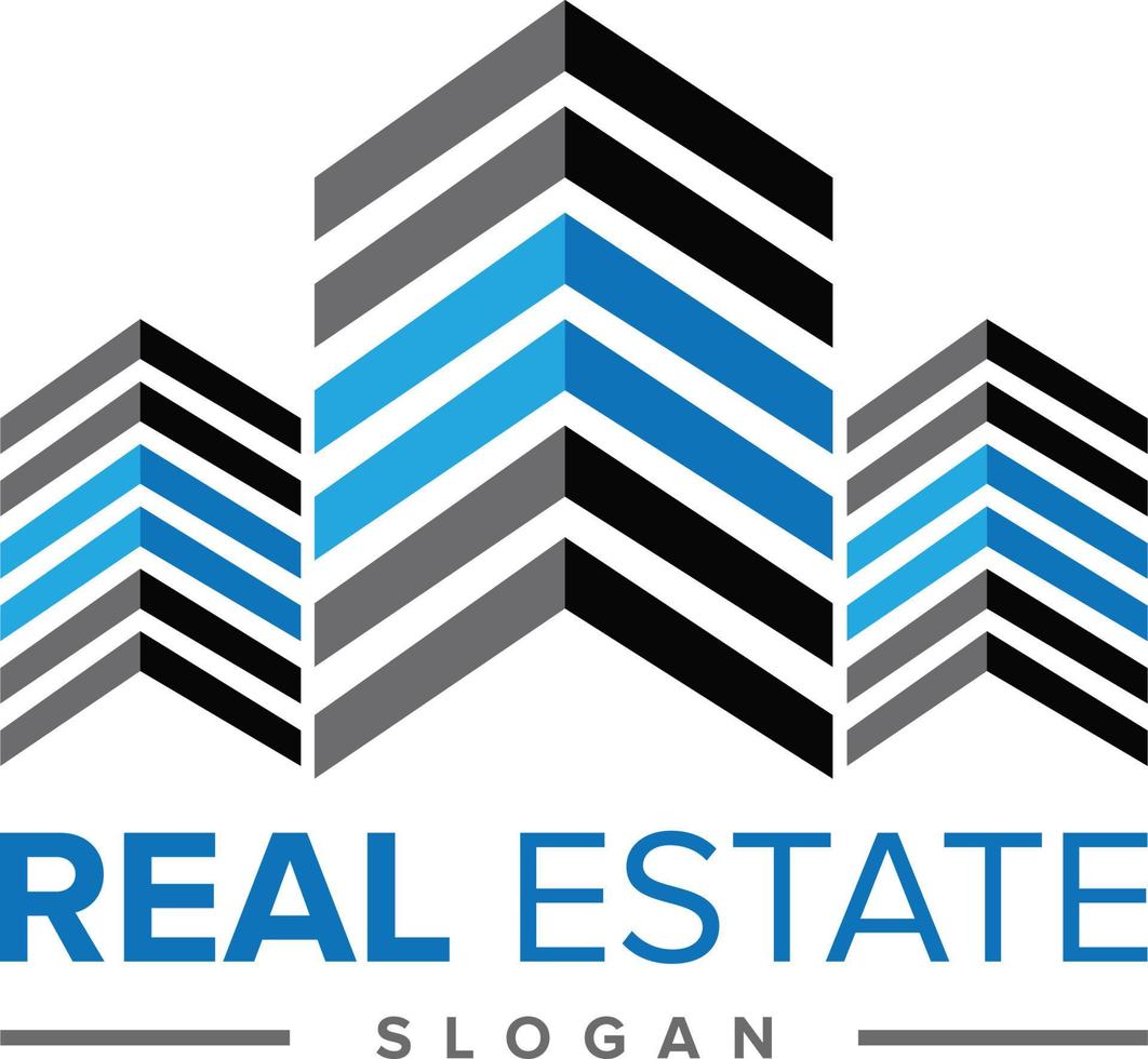 Real estate Building logo design inspiration. building logo design Free Vector