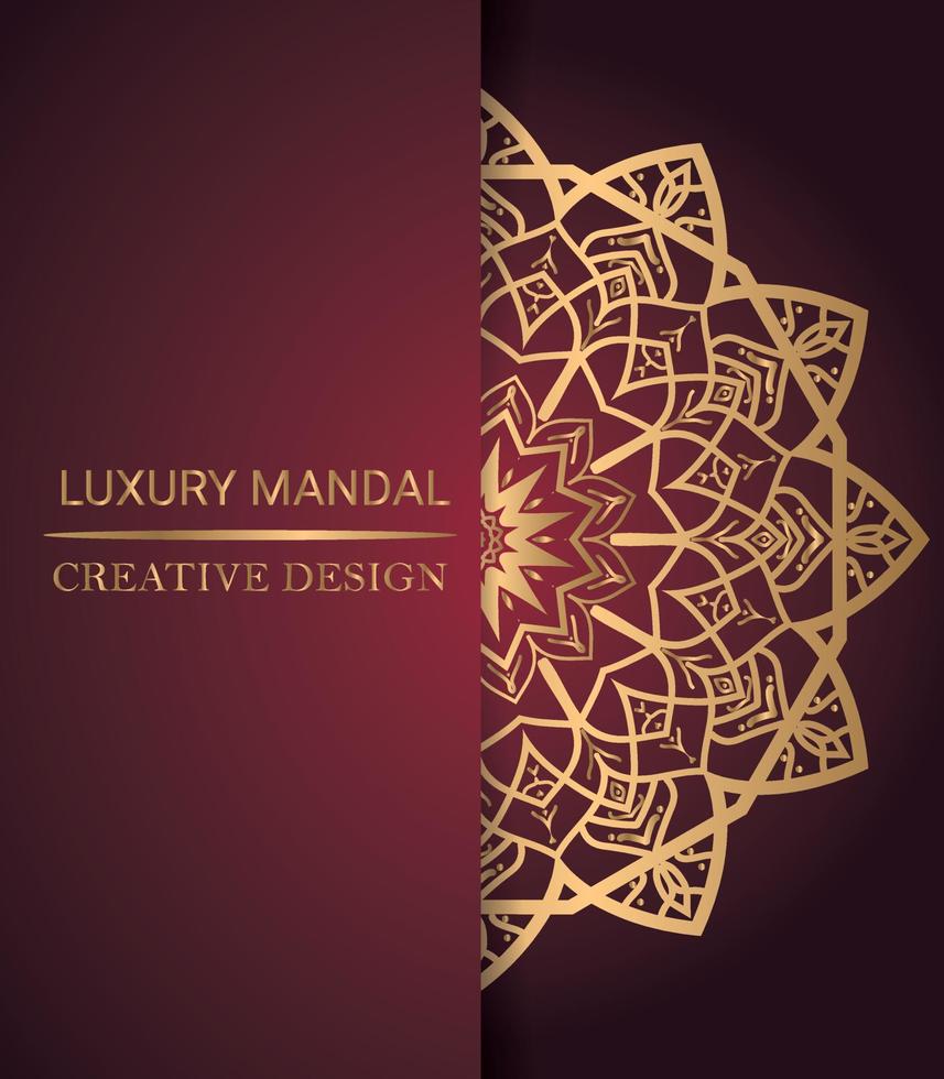 Set of mandala with floral ornament pattern,Vector mandala relaxation patterns unique design with nature style, Hand drawn pattern,Mandala template for page decoration cards, book, logos Free Vector
