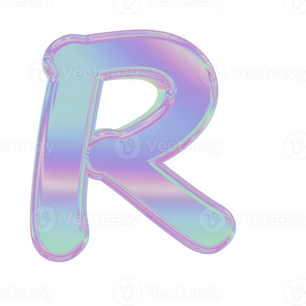 holographisches Alphabet r png