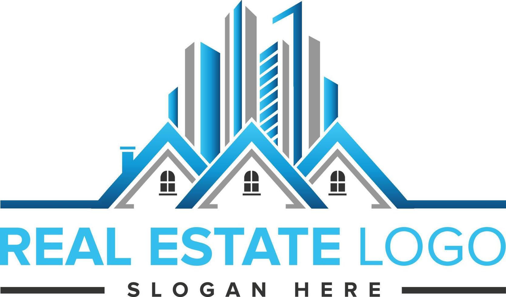 Real estate Building logo design inspiration. building logo design Free Vector