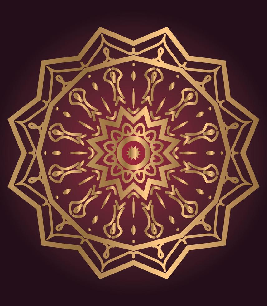Set of mandala with floral ornament pattern,Vector mandala relaxation patterns unique design with nature style, Hand drawn pattern,Mandala template for page decoration cards, book, logos Free Vector
