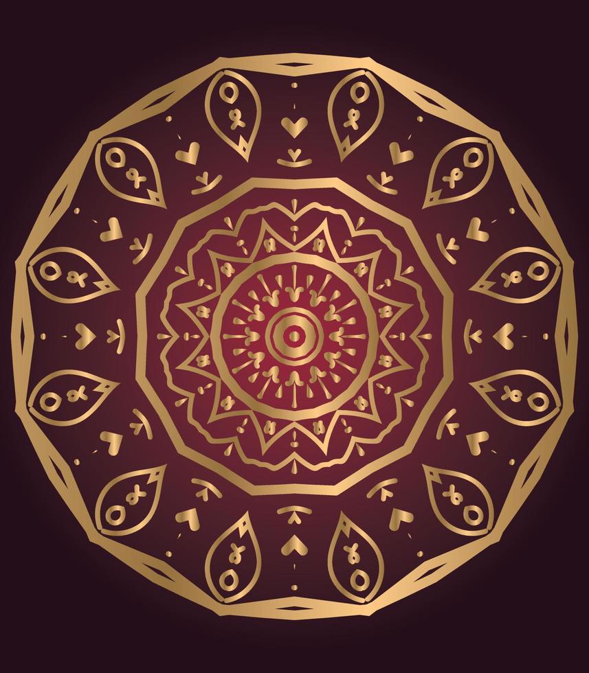 conjunto de mandala con patrón de ornamento floral, patrones de relajación de mandala vectorial diseño único con estilo natural, patrón dibujado a mano, plantilla de mandala para tarjetas de decoración de página, libro, logos vector libre