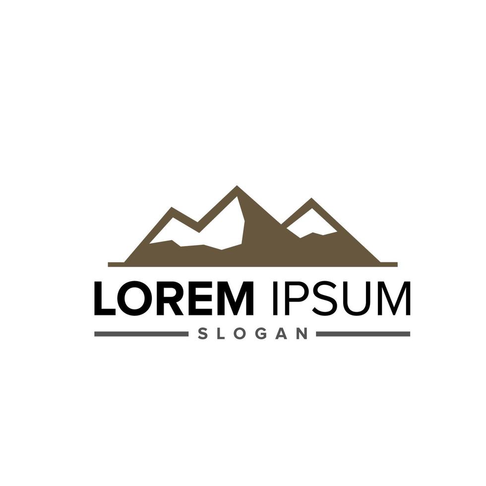 mountain finance step logo,mountain logo for Industrial Supply Pro Vector