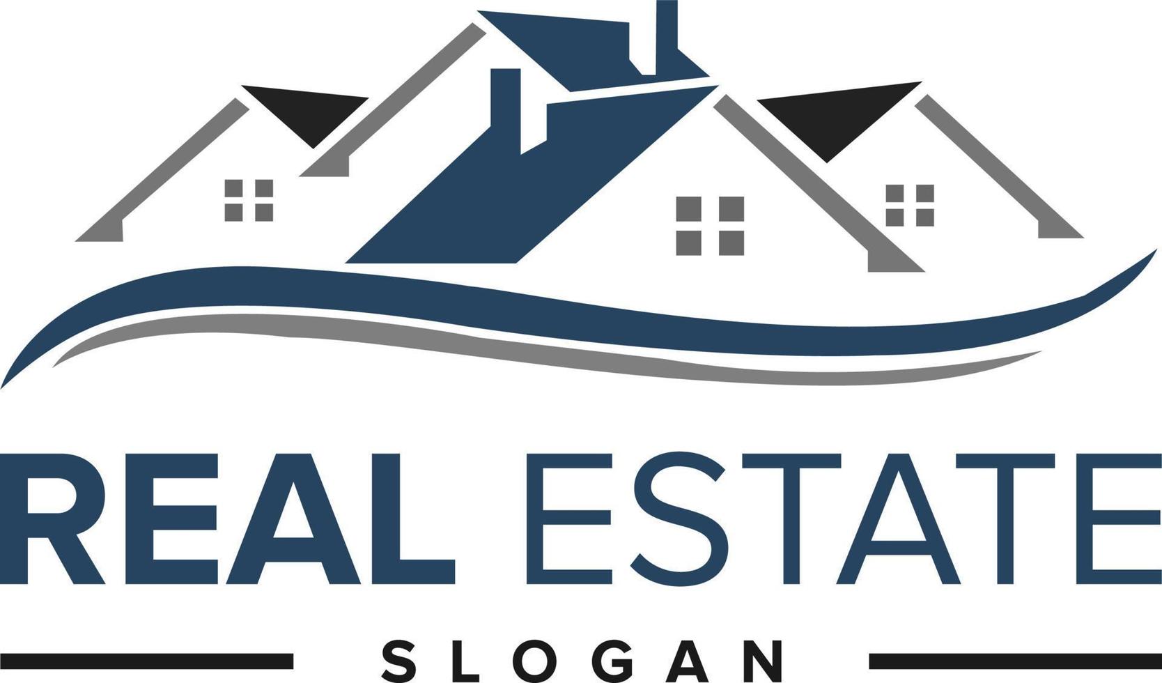 Real estate Building logo design inspiration. building logo design Free Vector