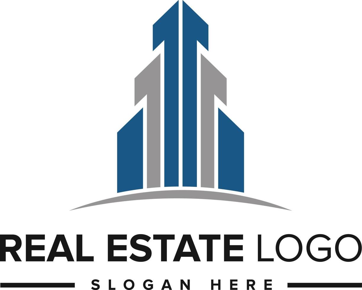 Real estate Building logo design inspiration. building logo design Free Vector