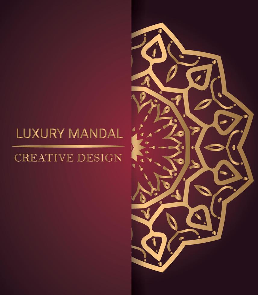 Set of mandala with floral ornament pattern,Vector mandala relaxation patterns unique design with nature style, Hand drawn pattern,Mandala template for page decoration cards, book, logos Free Vector