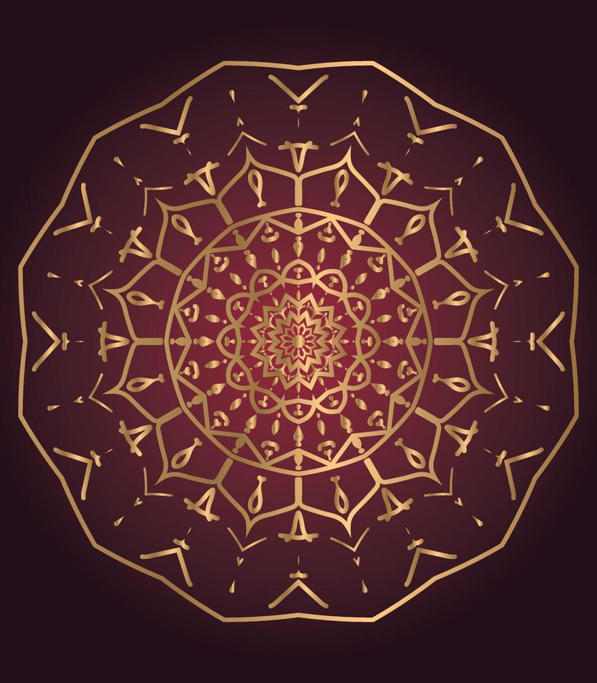 Set of mandala with floral ornament pattern,Vector mandala relaxation patterns unique design with nature style, Hand drawn pattern,Mandala template for page decoration cards, book, logos Free Vector