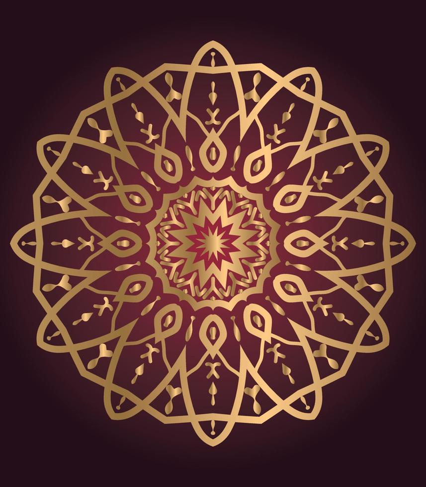 Set of mandala with floral ornament pattern,Vector mandala relaxation patterns unique design with nature style, Hand drawn pattern,Mandala template for page decoration cards, book, logos Free Vector