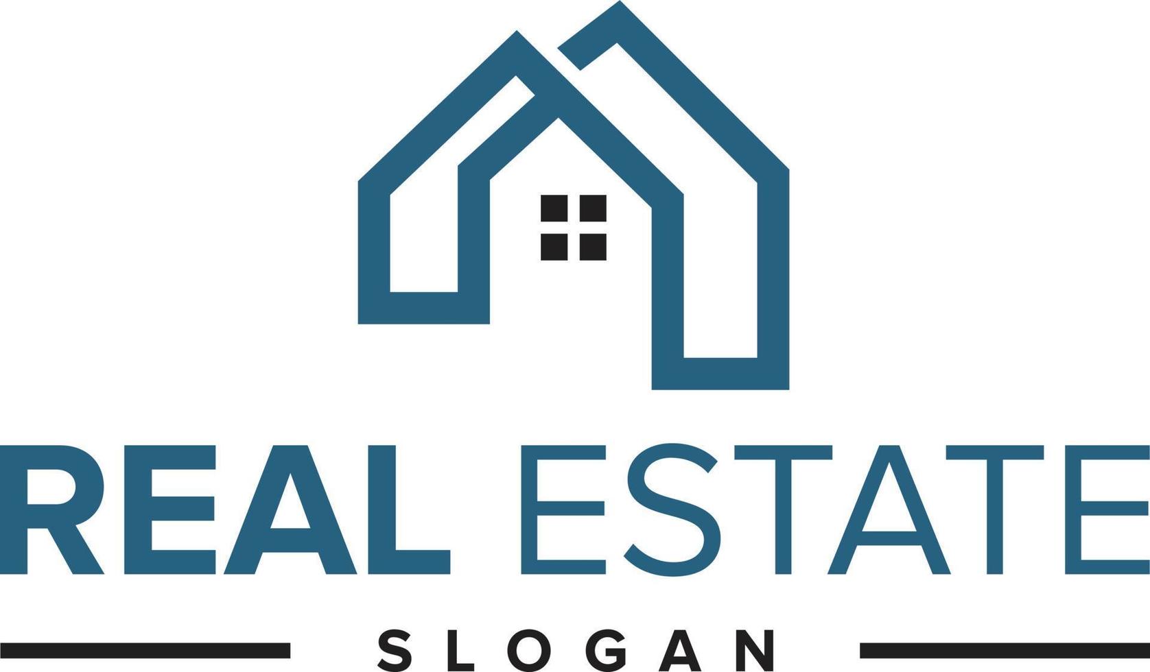 Real estate Building logo design inspiration. building logo design Free Vector