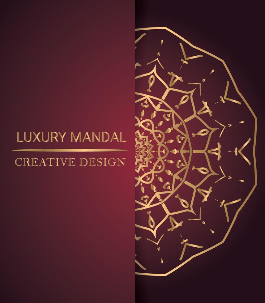 Set of mandala with floral ornament pattern,Vector mandala relaxation patterns unique design with nature style, Hand drawn pattern,Mandala template for page decoration cards, book, logos Free Vector