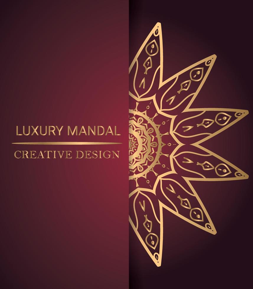 conjunto de mandala con patrón de ornamento floral, patrones de relajación de mandala vectorial diseño único con estilo natural, patrón dibujado a mano, plantilla de mandala para tarjetas de decoración de página, libro, logos vector libre