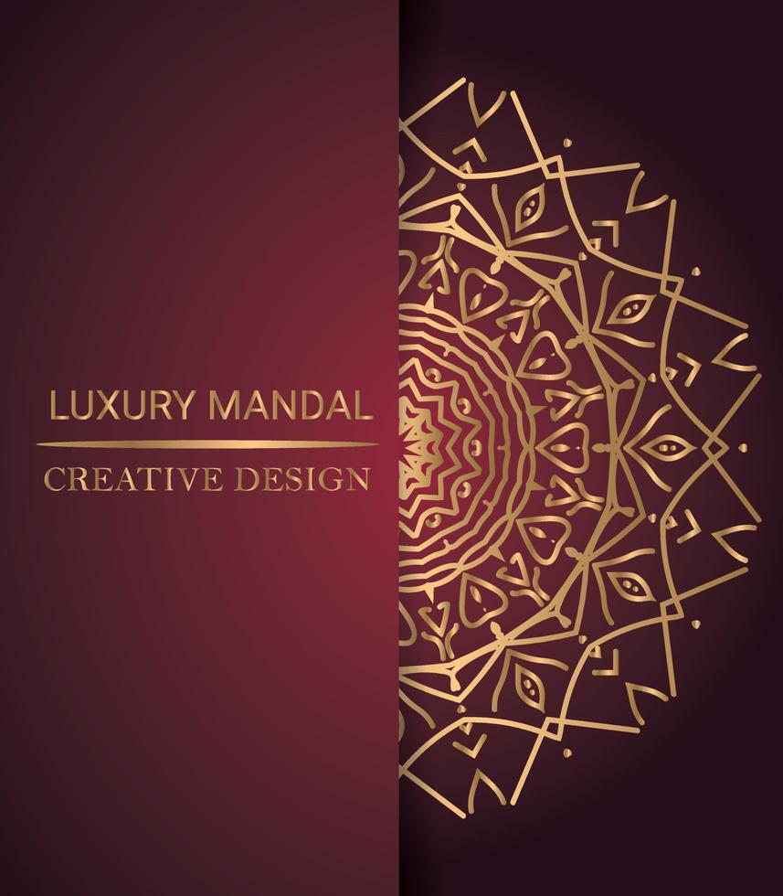 Set of mandala with floral ornament pattern,Vector mandala relaxation patterns unique design with nature style, Hand drawn pattern,Mandala template for page decoration cards, book, logos Free Vector